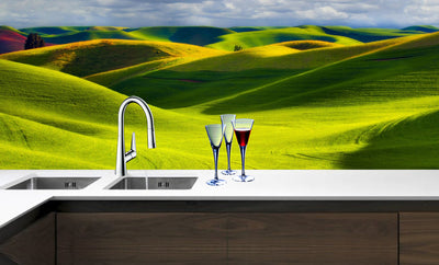 Printed glass kitchen splashbacks #3029