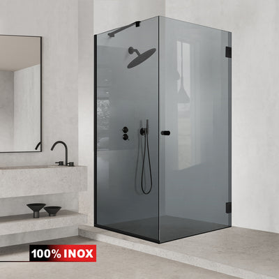 Cabina dus cu usa batanta #Gri