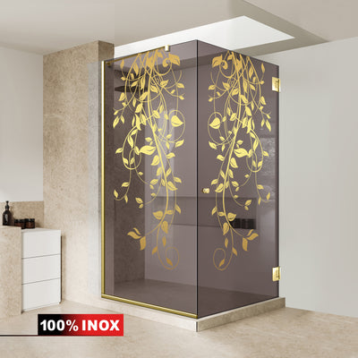 Cabina dus cu usa batanta #Bronz