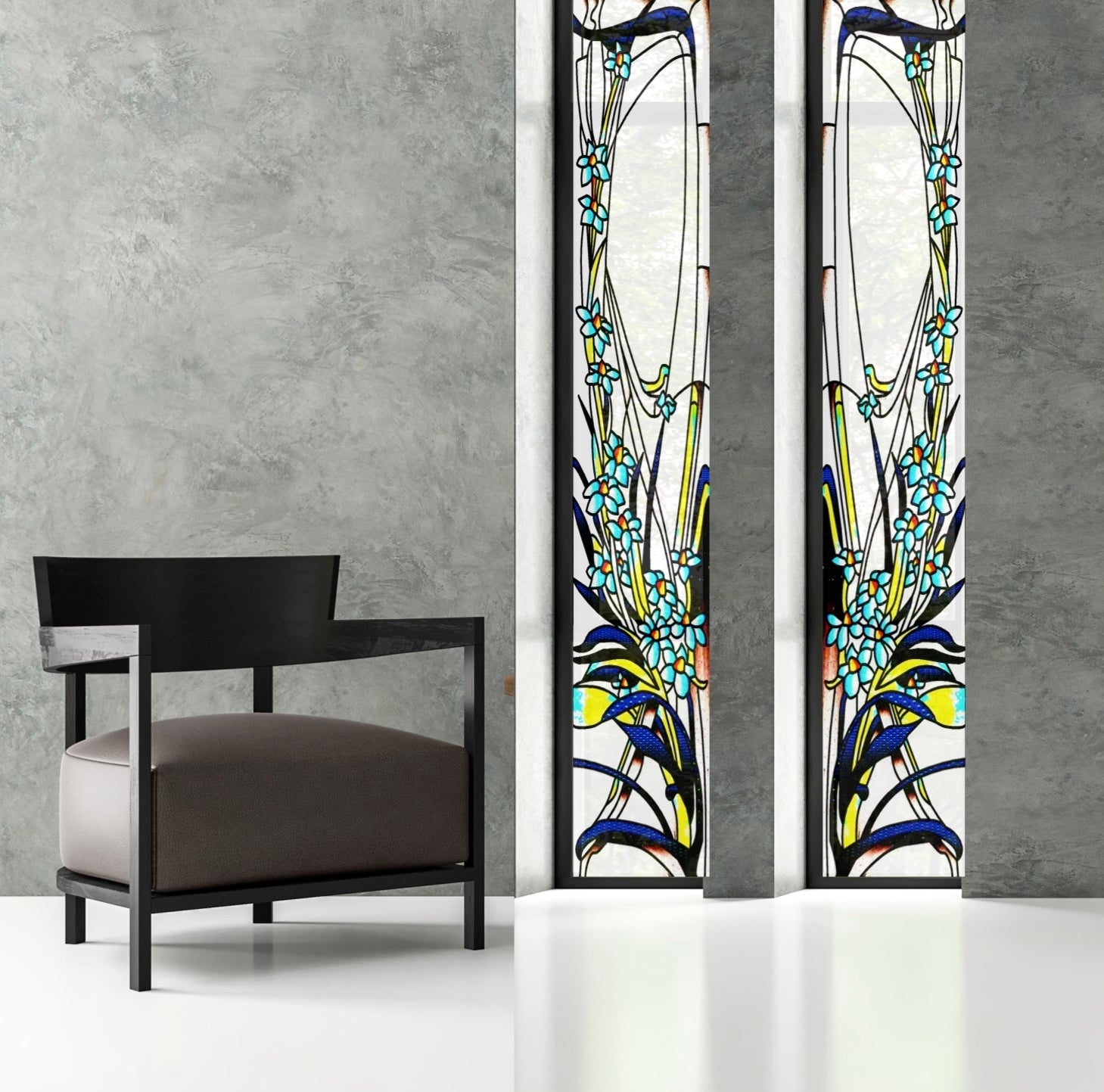 Artistic Stained Glass #RIN-1