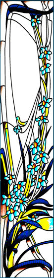 Artistic Stained Glass #RIN-1