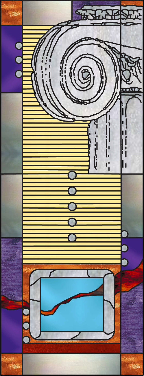 Artistic Stained Glass #ROMAN-3