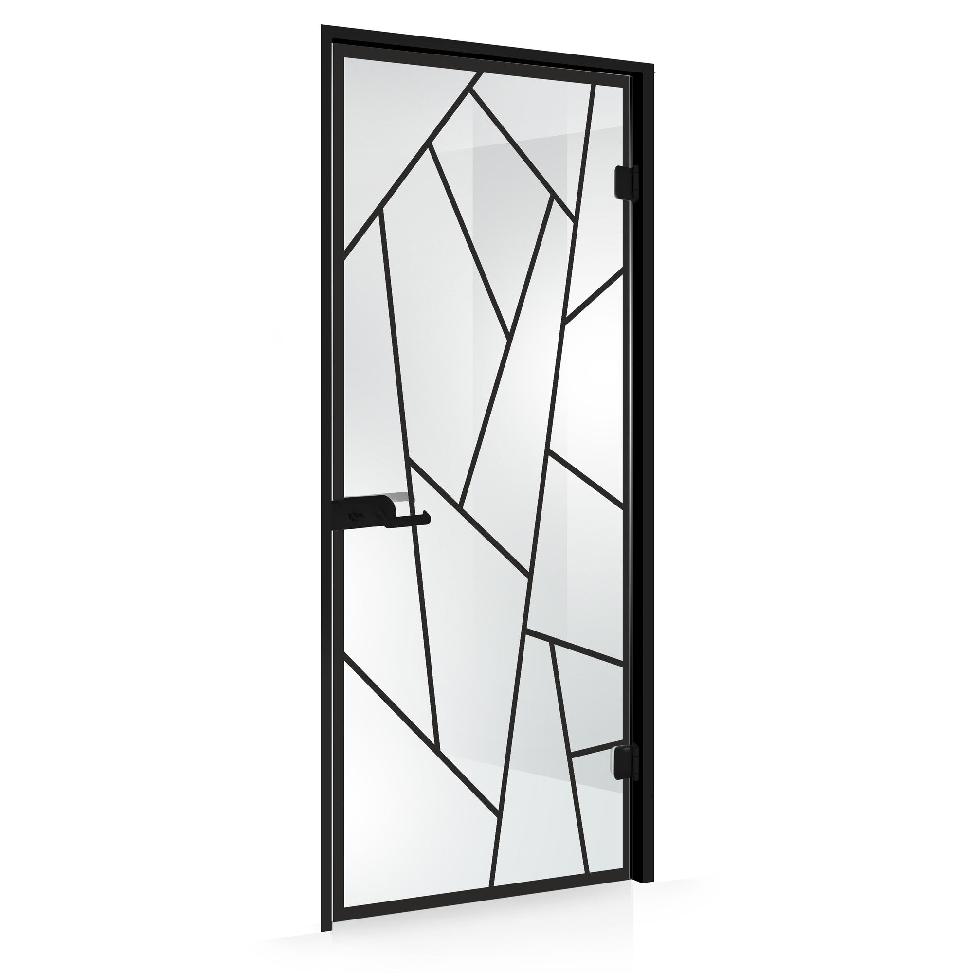 Framed glass door #Clear