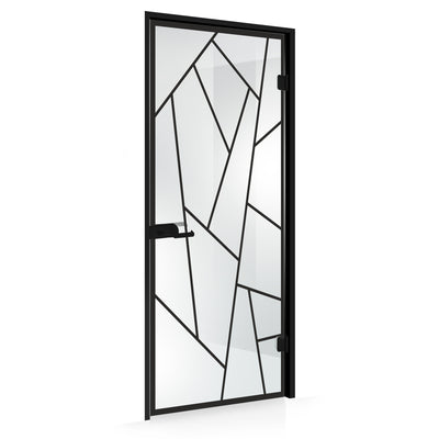 Framed glass door #Clear