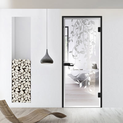 Framed glass door #Clear