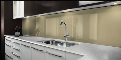 Painted glass kitchen splashbacks #4241