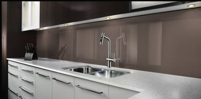 Painted glass kitchen splashbacks #4258