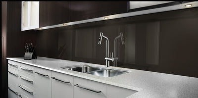 Painted glass kitchen splashbacks #4259