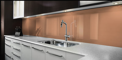 Painted glass kitchen splashbacks #7515