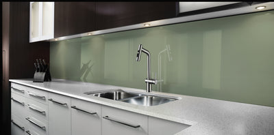 Painted glass kitchen splashbacks #P4180