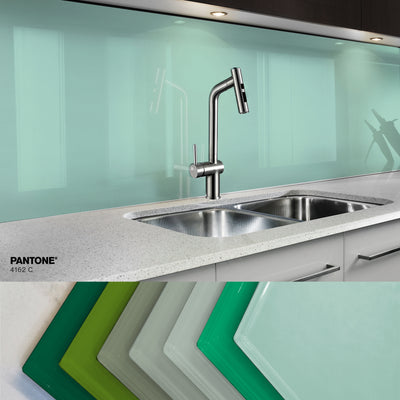 Painted glass kitchen splashbacks #P4162