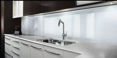 Painted kitchen glass splashbacks #656