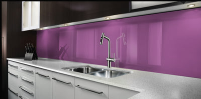 Painted glass kitchen splashbacks #7655