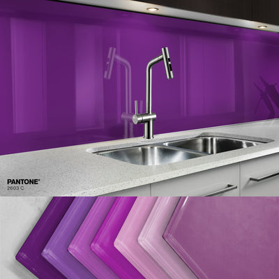 Painted glass kitchen splashbacks #2603