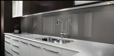 Painted kitchen glass splashbacks #P2333