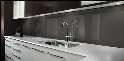 Painted kitchen glass splashbacks #P2336