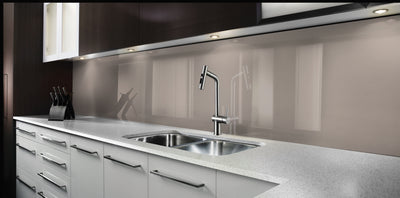 Painted kitchen glass splashbacks #P2474