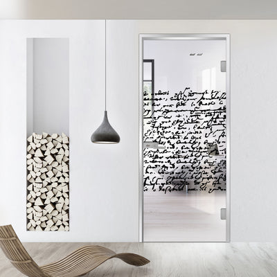 Framed glass door #Clear