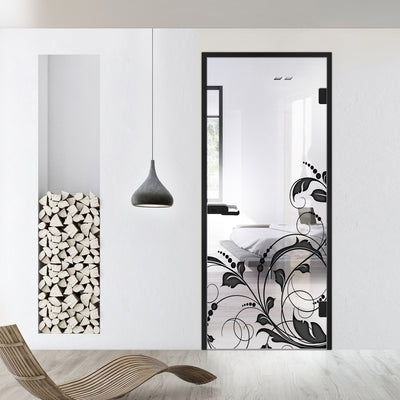 Framed glass door #Clear