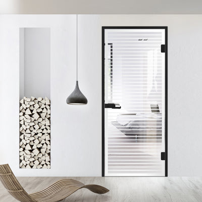 Framed glass door #Clear
