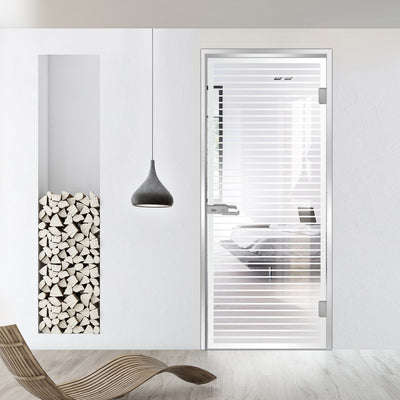 Framed glass door #Clear