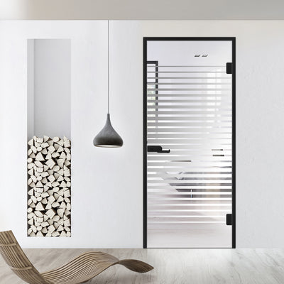 Framed glass door #Clear
