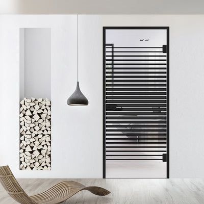 Framed glass door #Clear