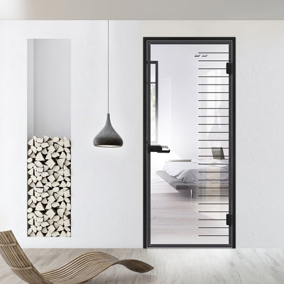 Framed glass door #Clear