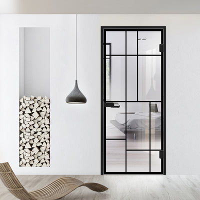 Framed glass door #Clear