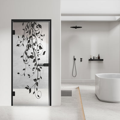 Framed glass door #Clear