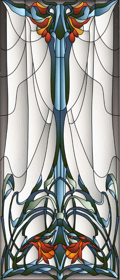 Artistic Stained Glass #VIOLIN-2