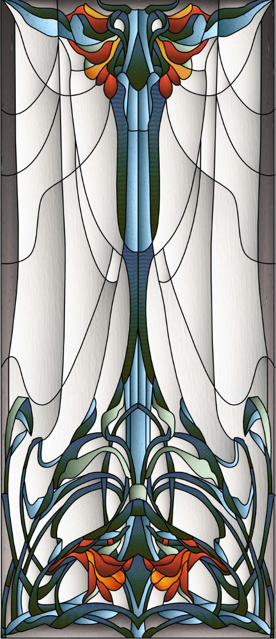 Artistic Stained Glass #VIOLIN-2