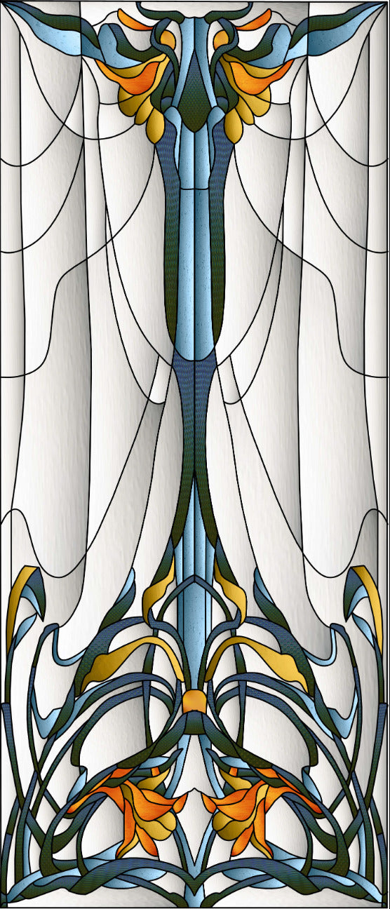 Artistic Stained Glass #VIOLIN-3