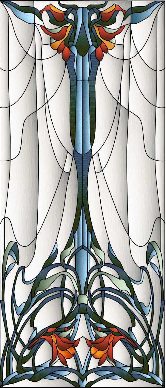 Artistic Stained Glass #VIOLIN-4