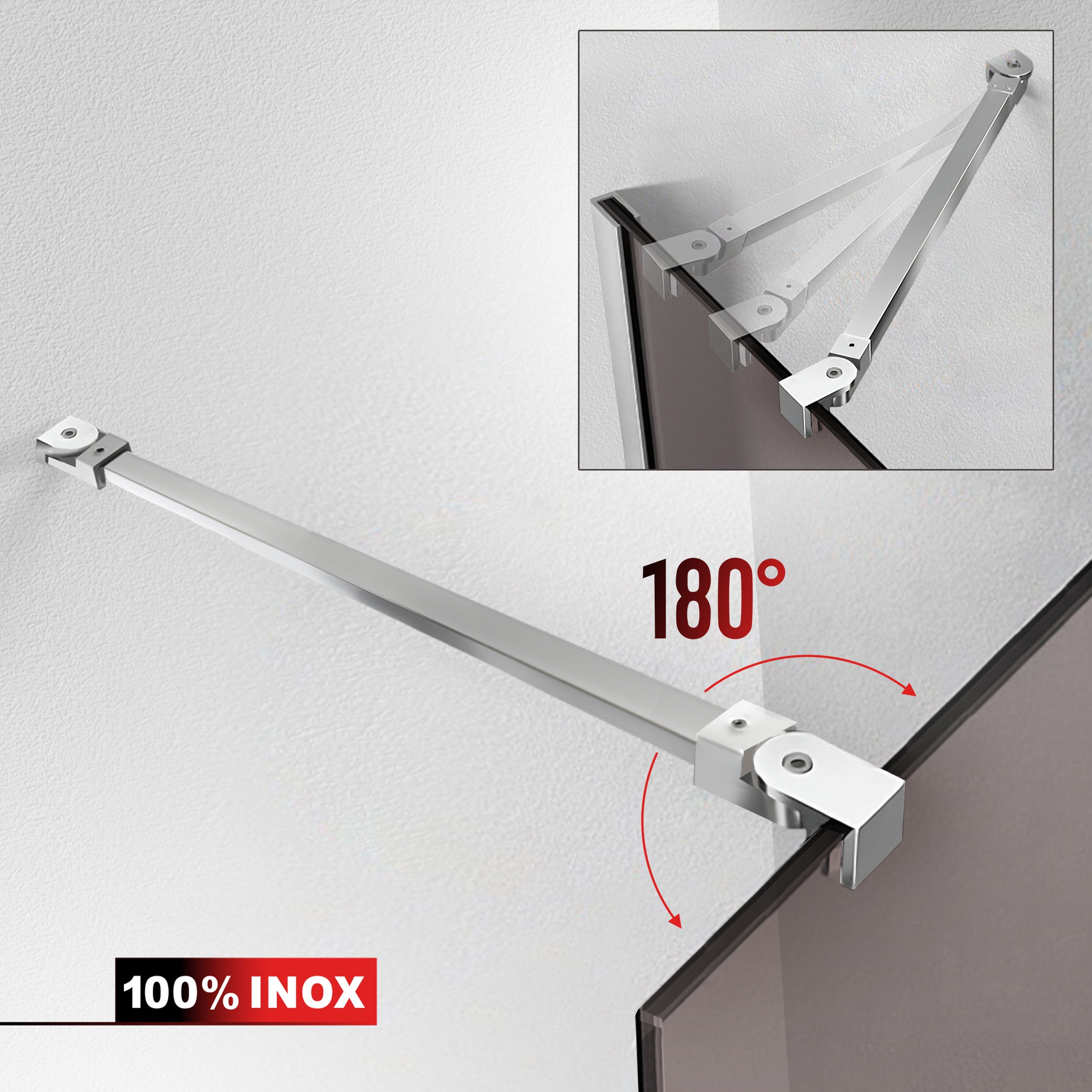 Shower Doors stainless steel #Bronze