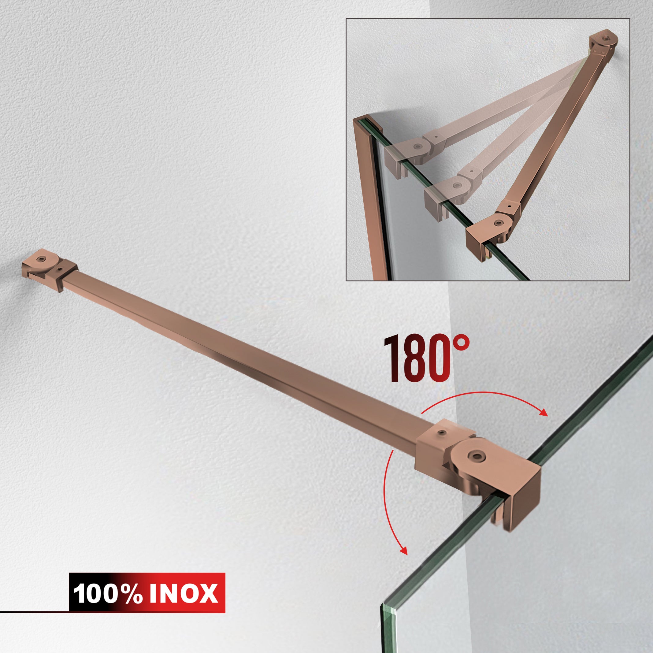 Shower Doors copper #Clear
