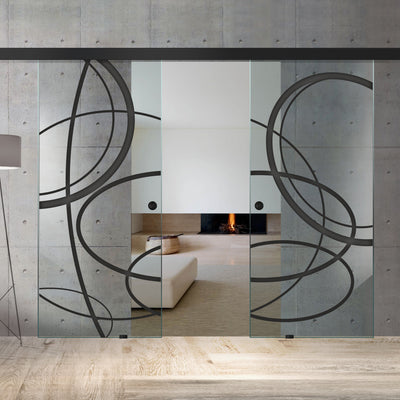 Sliding glass door, interior Glass door #Clear