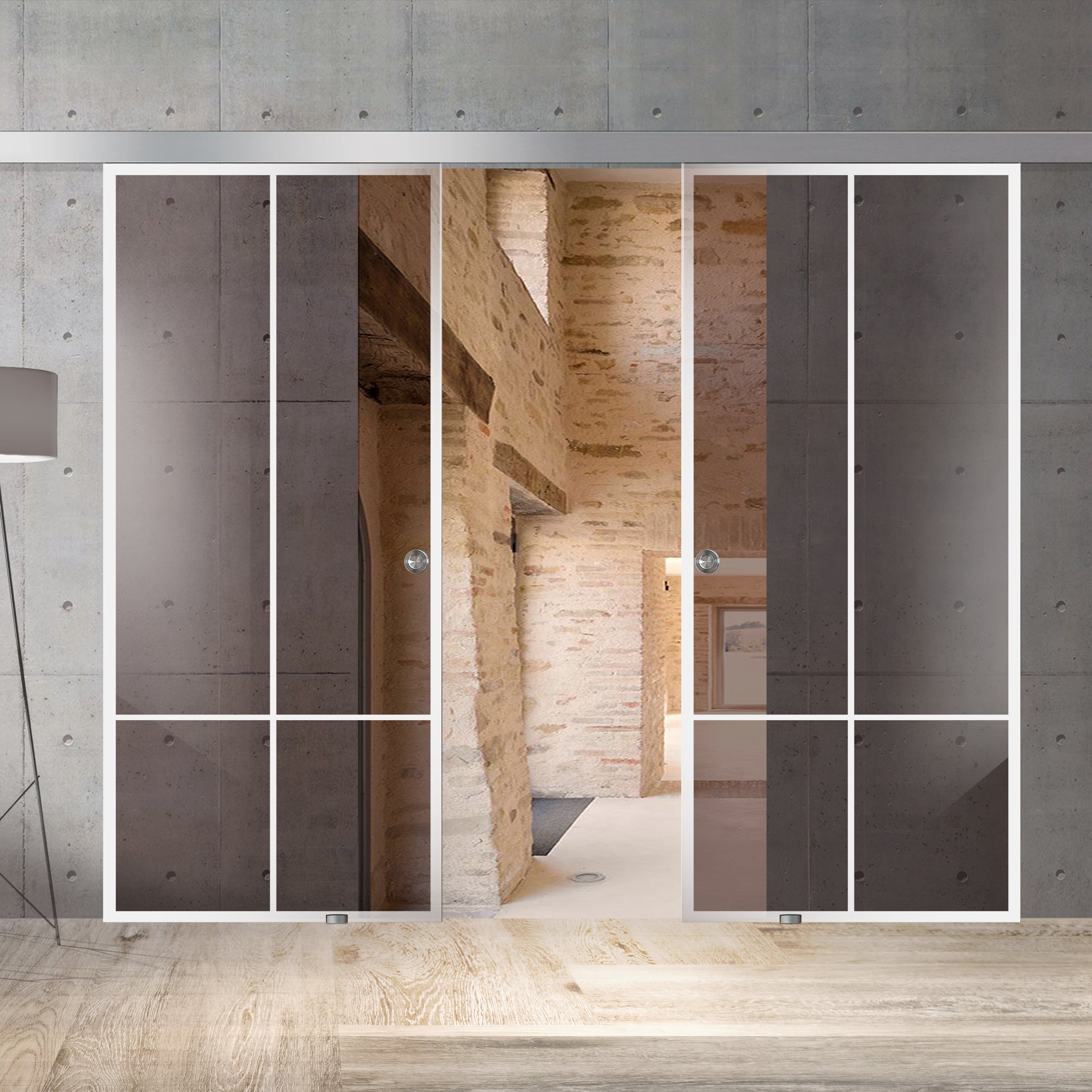 Sliding glass door, interior Glass door #Bronze