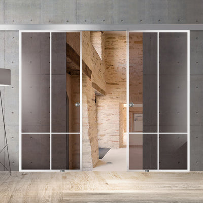Sliding glass door, interior Glass door #Bronze