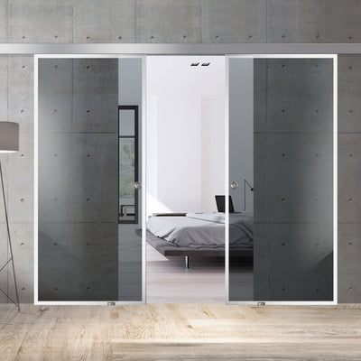 Sliding glass door, interior Glass door #Grey