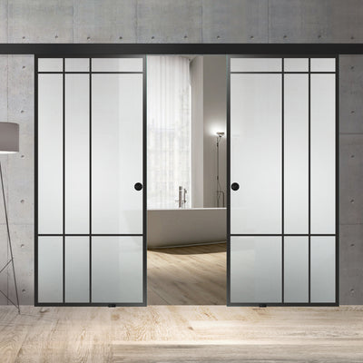 Sliding glass door, interior Glass door #Satiné