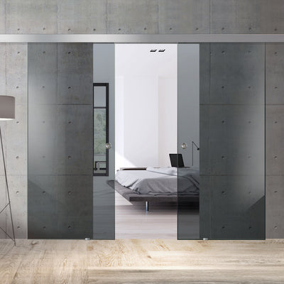 Sliding glass door, interior Glass door #Grey