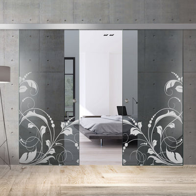 Sliding glass door, interior Glass door #Grey