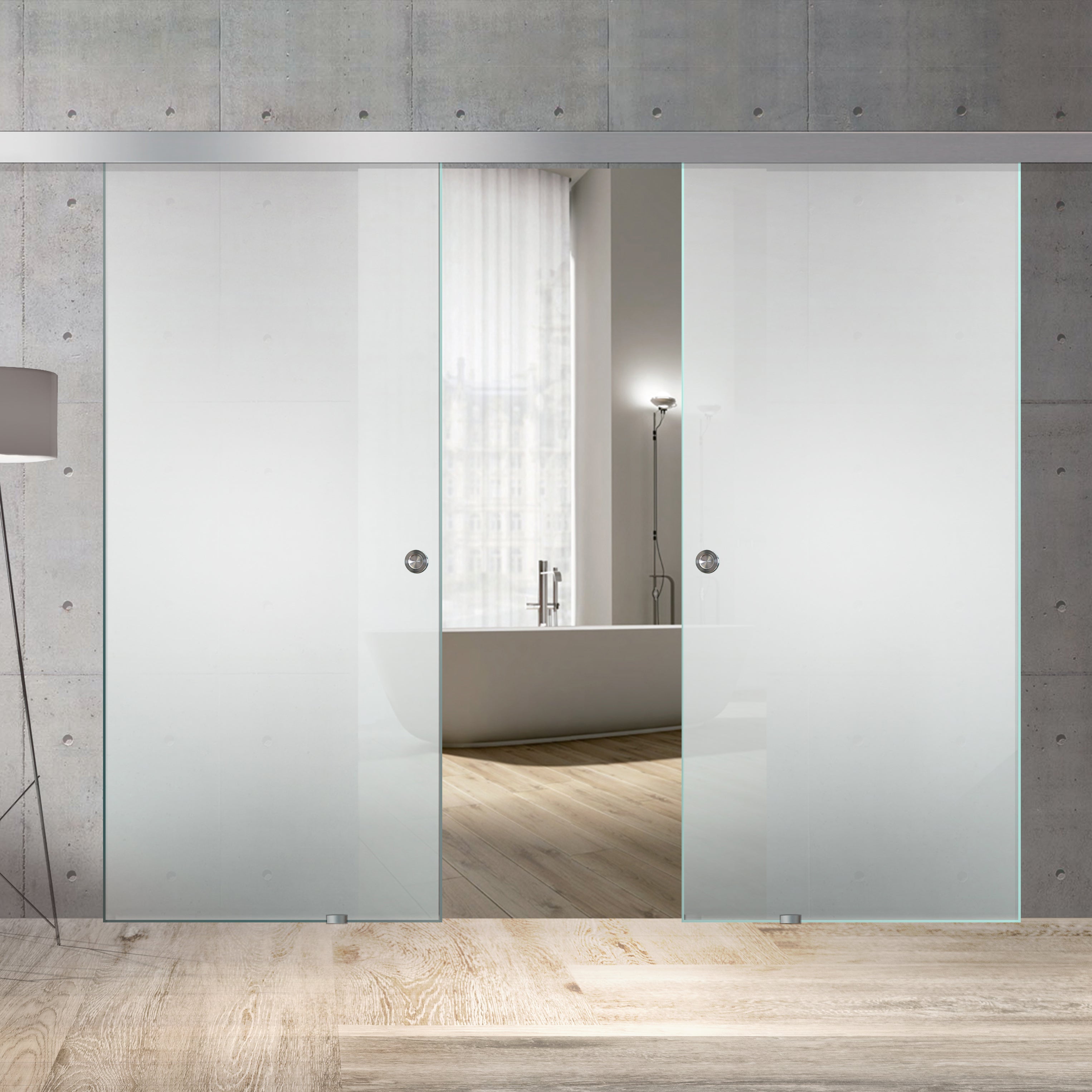 Sliding glass door, interior Glass door #Satiné