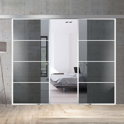 Sliding glass door, interior Glass door #Grey