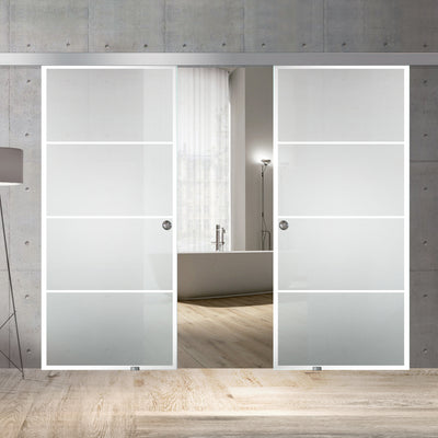 Sliding glass door, interior Glass door #Satiné