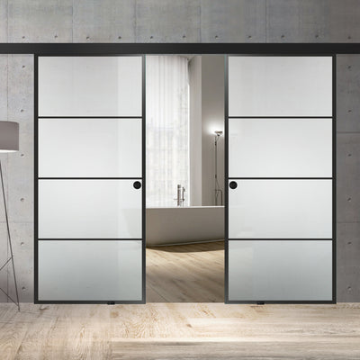Sliding glass door, interior Glass door #Satiné