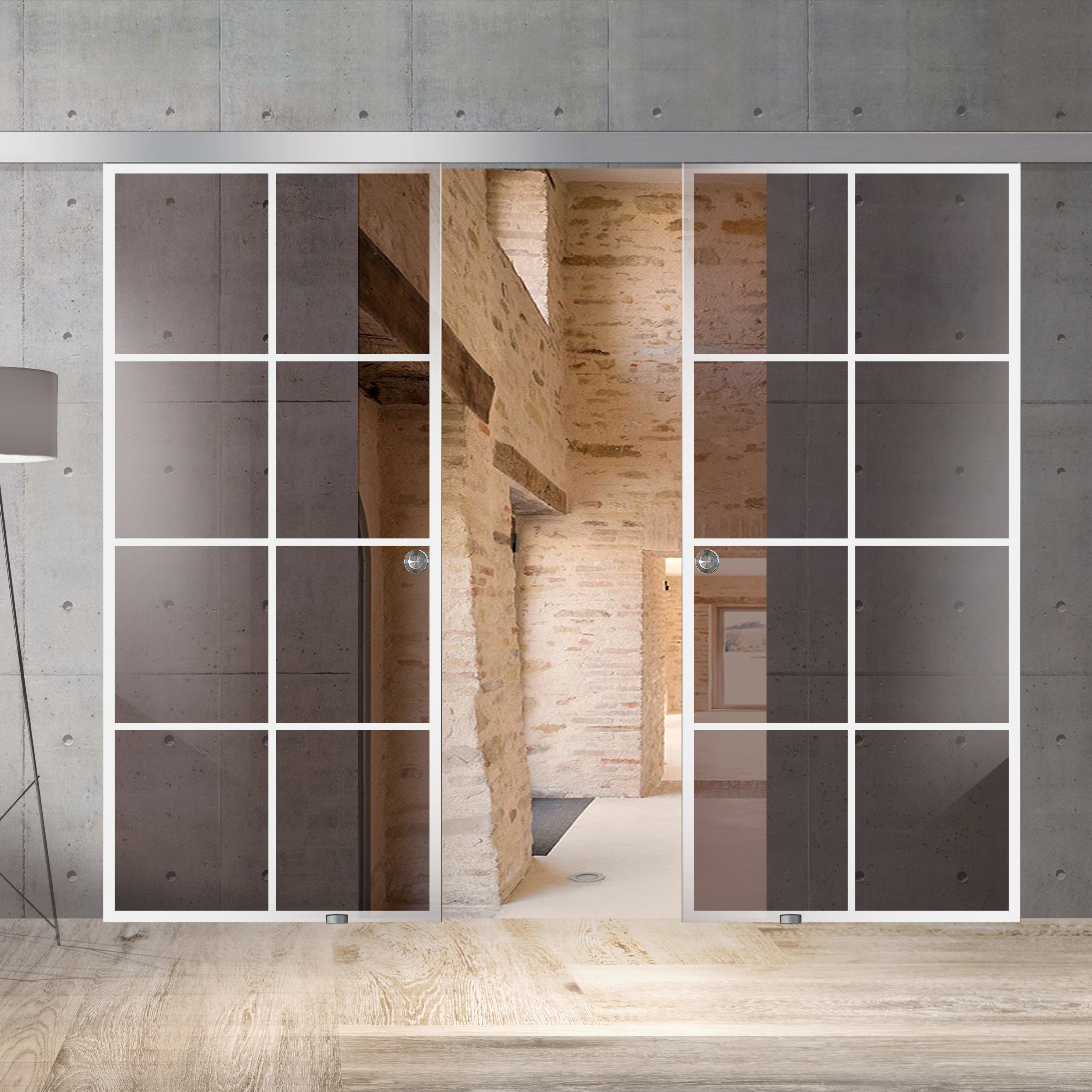 Sliding glass door, interior Glass door #Bronze