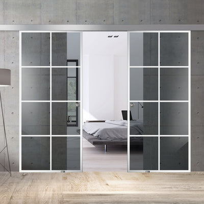 Sliding glass door, interior Glass door #Grey