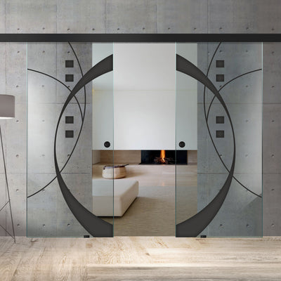 Sliding glass door, interior Glass door #Clear